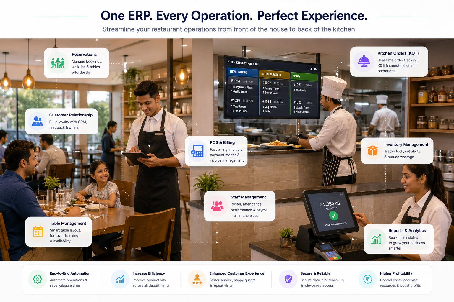 Restaurant ERP Slide 1